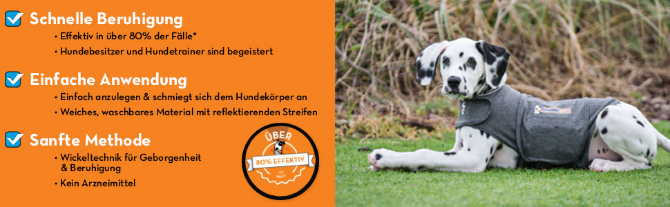 Мантіл для собак Petlife ThunderShirt, сірий, розмір M