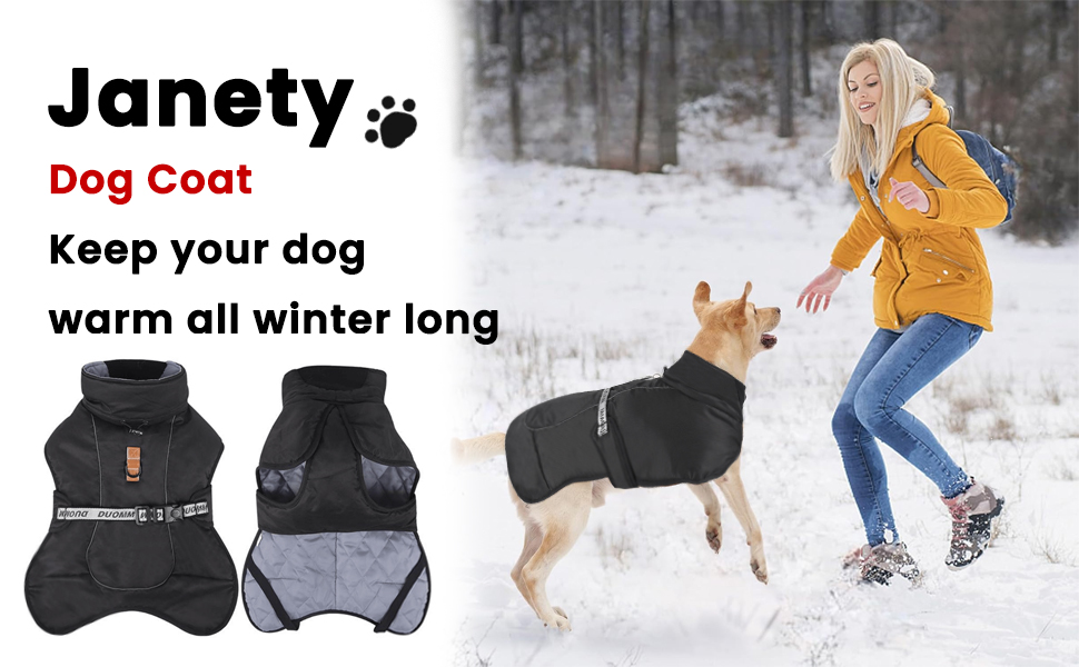 Тепла куртка для собак на зиму, чорна, з відбиваючими смужками, 3XL