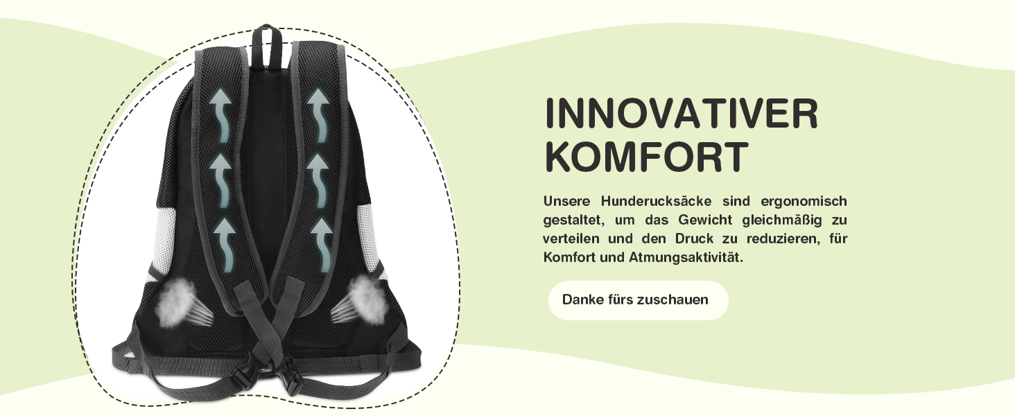 Рюкзак для собак та котів ALLSOPETS, XL, чорний – переноска для тварин для подорожей, вело- та мототуризму