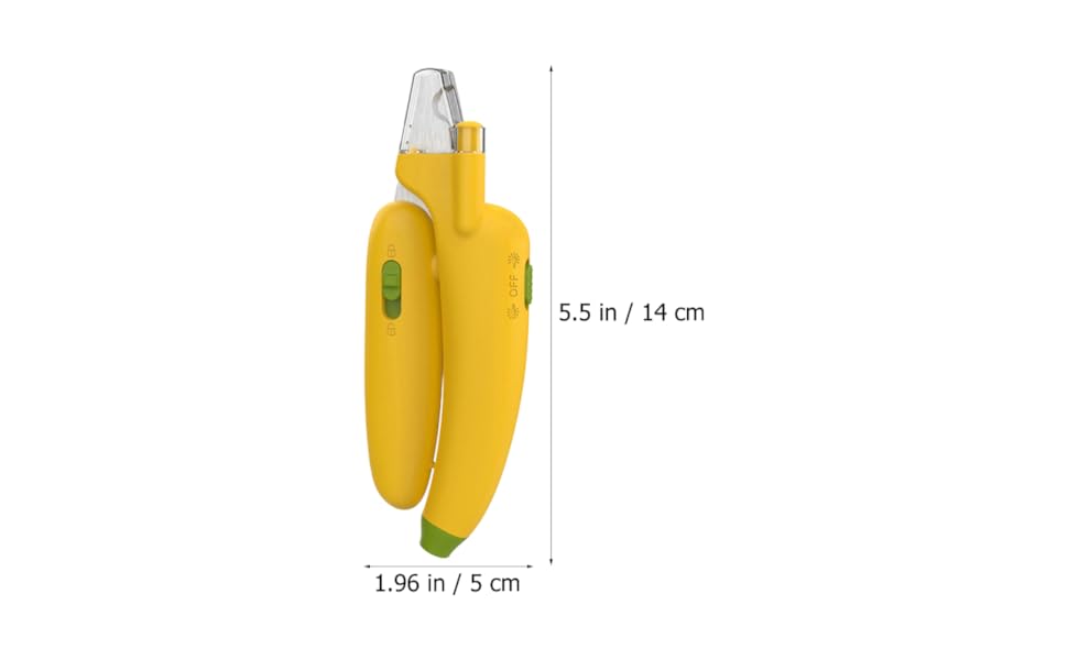 Тримач для когтів для собак та котів BESPORTBLE з LED-підсвічуванням: безпечний триммер для догляду за кігтями