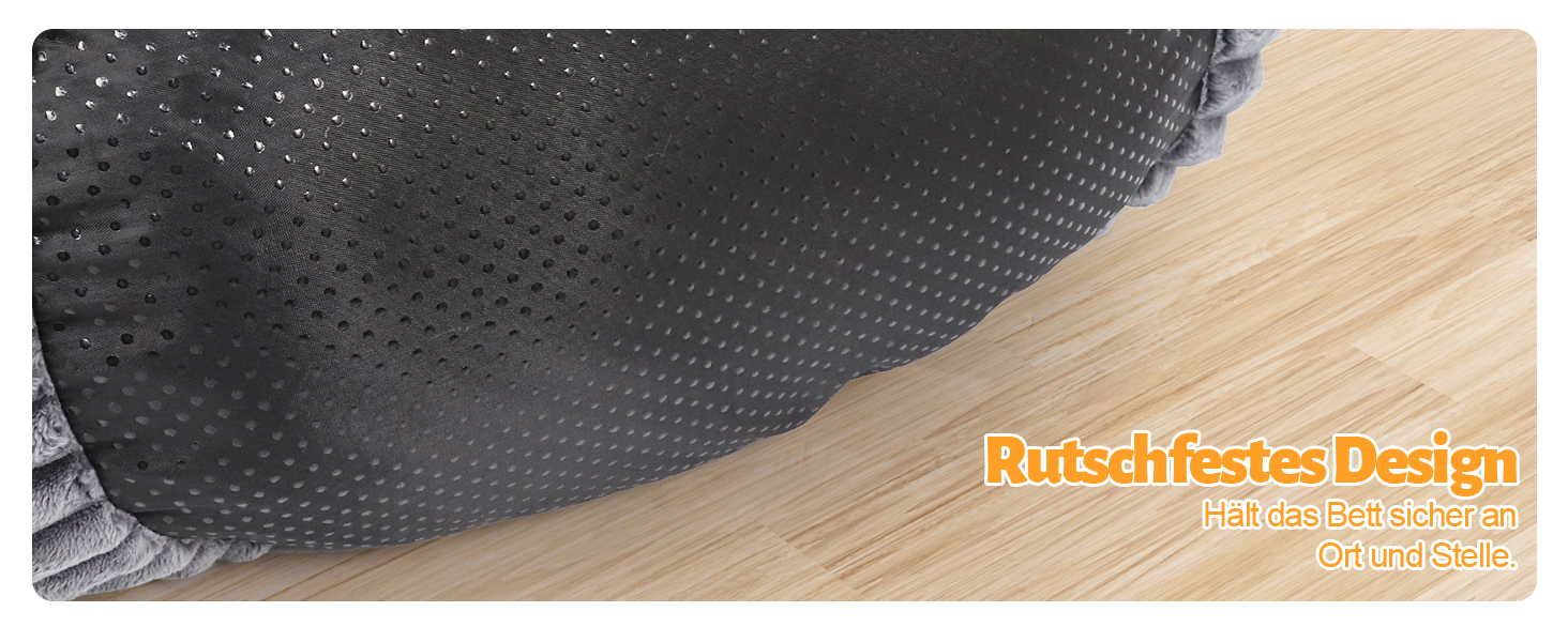 Кігтечка для котів XIAPIA, м'яке ліжко-лежанка 58x20 см, зручне та тепле місце для відпочинку котів та маленьких собак, ортопедичне ліжко з неслизьким дном (сірий, кругле)