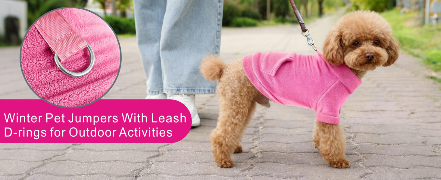 Теплий пуловер для собак Moukoirl: бавовняний одяг з кишенею для дрібних та середніх собак, котів, чихуахуа (XL, хакі & коричневий)