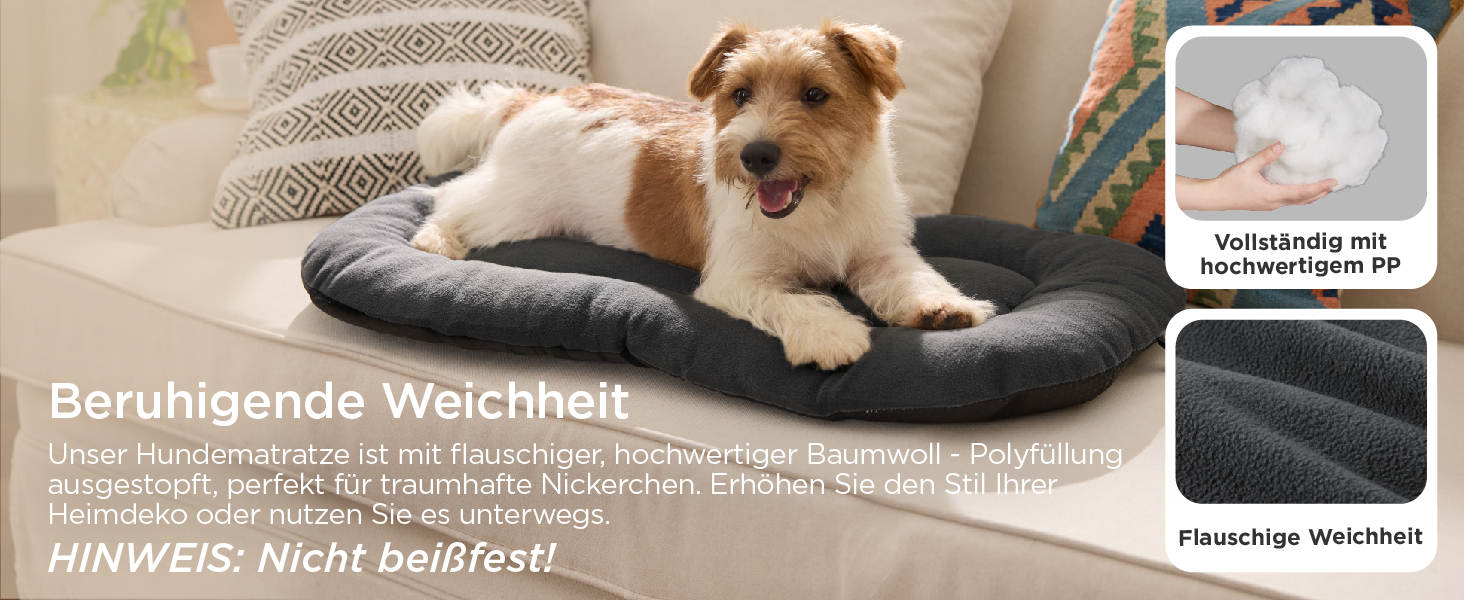 Кілимок для собак BEDSURE - м'який та зручний, 89x56 см, темно-сірий. Підходить для великих та середніх собак, з неслизькою основою.