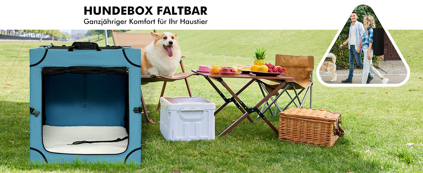 Складана переносна переносна коробка для собак Snagle Paw, стабільна переносна коробка для заднього сидіння автомобіля з підголовником, металевий каркас, переносна коробка для задньої частини автомобіля для середніх/великих собак, переносна коробка з сітчастими дверима та м'якою оббивкою, середній розмір (63 см Д * 48 см Ш * 53 см В)