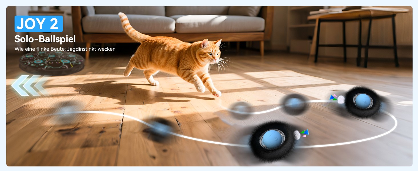 Іграшка для котів GoldenSun: м'ячик з дзижчанням, мишки на килимку, 5-дірковий хованки, блакитний колір