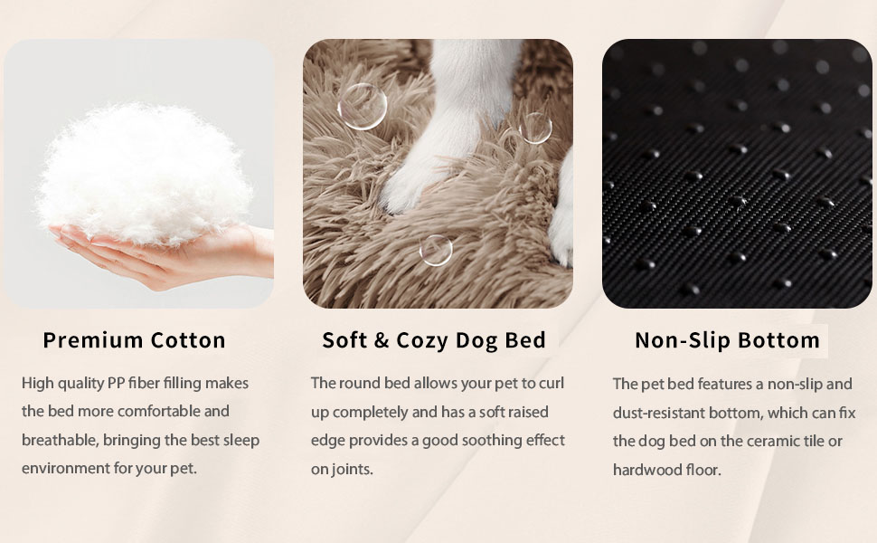 Кінець для собак та котів, Fulffy, 50х50 см, штучне хутро, самогріючий, неслизький, хакі