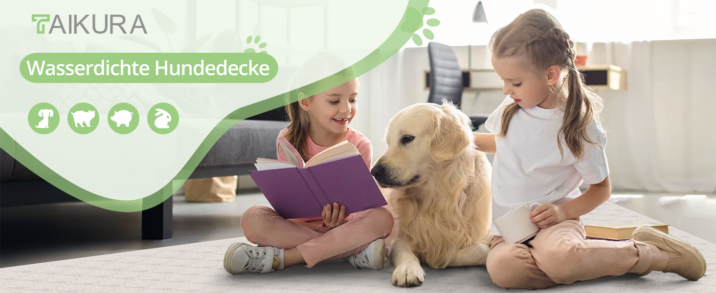 Водонепроникний коврик для собак, 137 x 208 см, килимок для домашніх тварин, ковдра для собак, неслизький, міцний, багаторазовий, можна прати в пральній машині, захист для дивану, ліжка, автокрісла, темно-сірий (Бежевий, M (137x208cm))