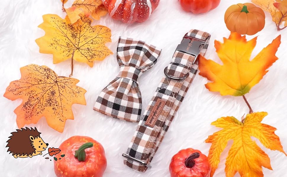 Елегантний поводок для собак Unique Tyle з клямкою та бантиком, для маленьких, середніх та великих собак та котів, XX-XL (S, коричневий)