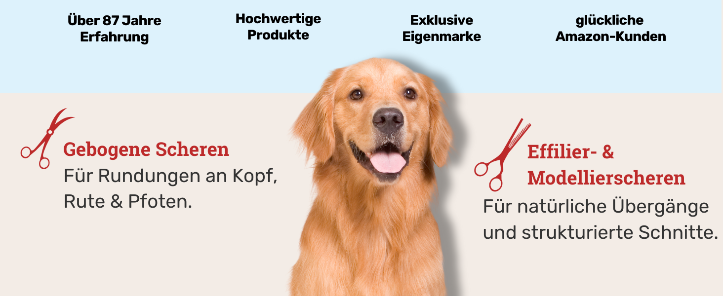 Професійна ножиця для грумінгу собак EHASO 22 зубчики, 17 см, чорний титан