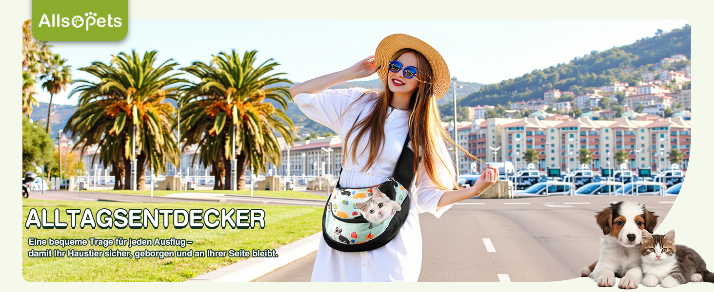 Сумка-переноска для собак та котів ALLSOPETS, блакитний Corgi, S, для подорожей та кемпінгу