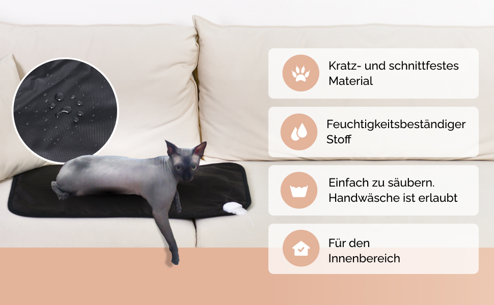 Тепла підстилка для котів та інших тварин Mimi, 50x80 см, 3 режими нагріву, для котів, собак, курчат, кроликів