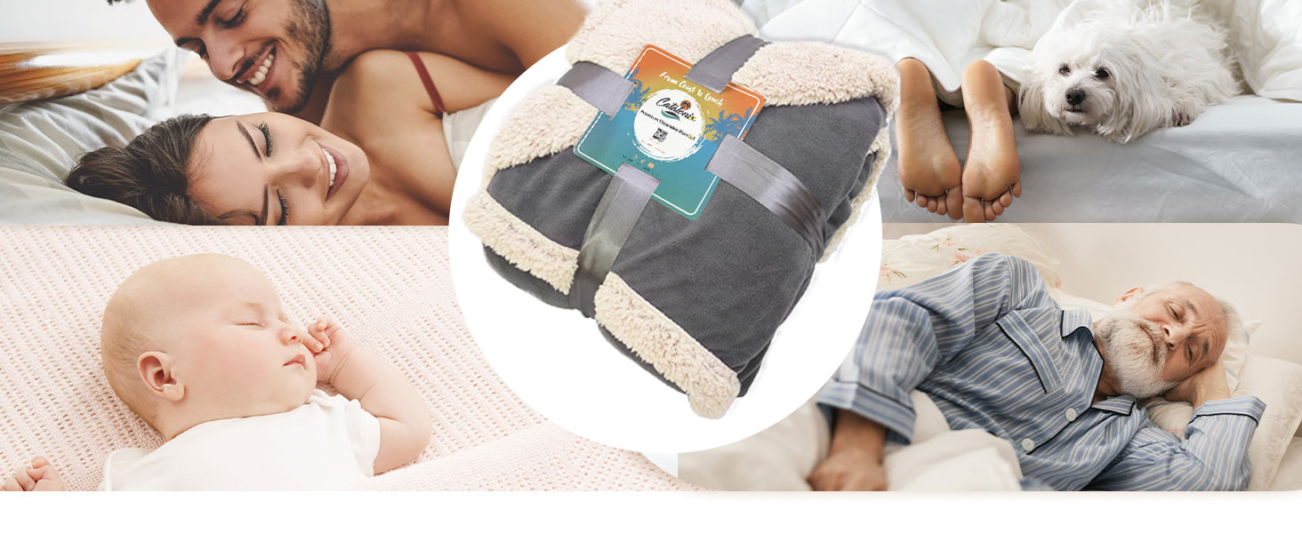 Водонепроникний плед Catalonia Classy: захист дивану та ліжка, 152 x 127 см, Navy/Taupe