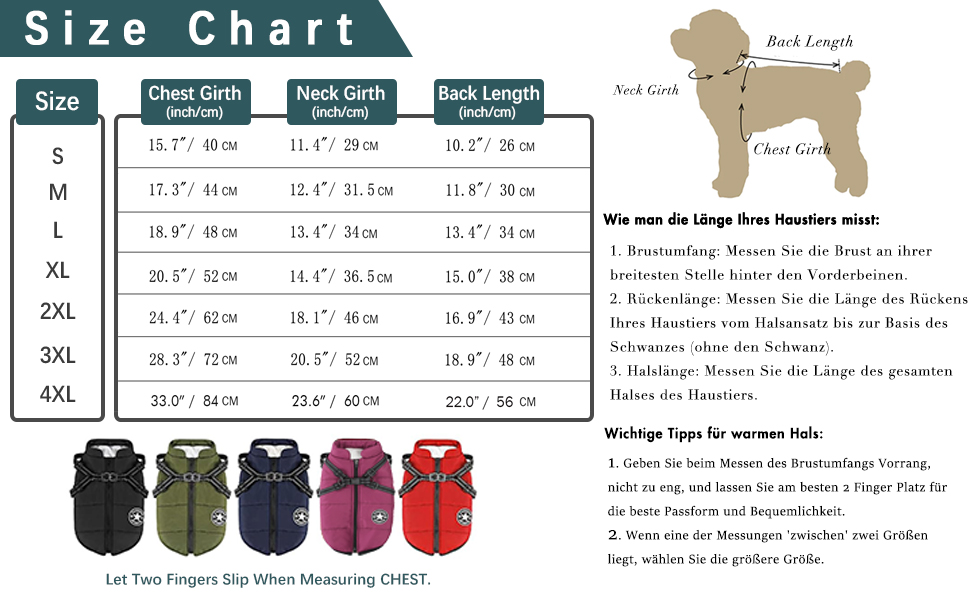 Зимова куртка для собак Aiboria: вітронепроникна, водонепроникна, 2-в-1, тепла, зелена, для цуценят та малих порід