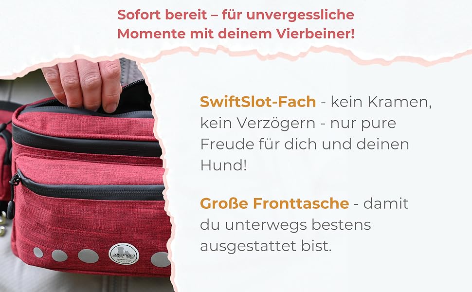 Водонепроникна сумка-пояс для собак - сумка для ласощів, сумка для тренувань, сумка для прогулянок з тримачем для пляшки, сумка для корму з дозатором для відходів, бордово-червона