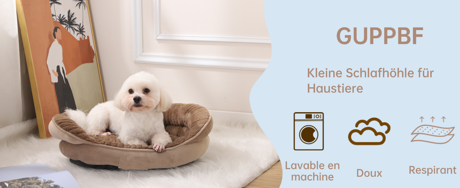 М'яка підстилка для собак та котів, лежанка для тварин, антиковзаюча, хакі, 50x45x17 см