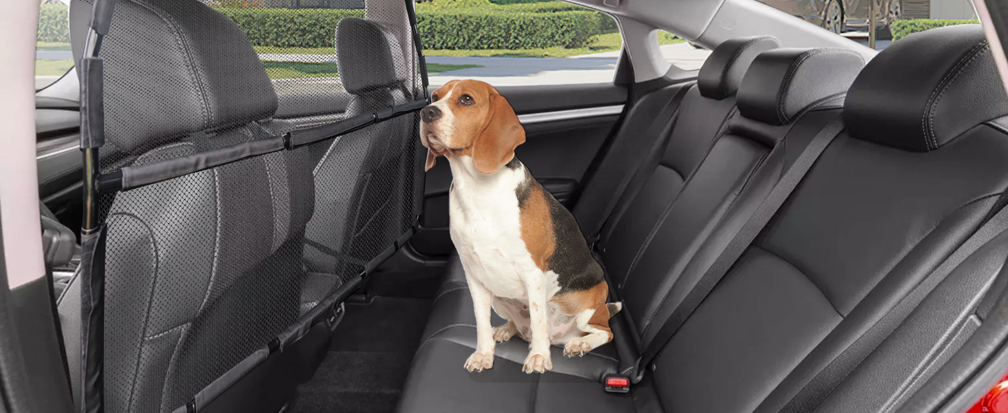 Сітка для собак у багажник авто Snagle Paw, 127 см, для 2/3 рядів сидінь, сітка-перегородка, сітка для багажника, сумісна з SUV та позашляховиками