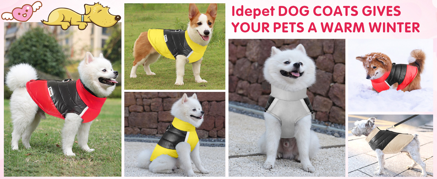 Водонепроникна куртка для собак Idepet: тепла та зручна на осінь/зиму (S, сірий)