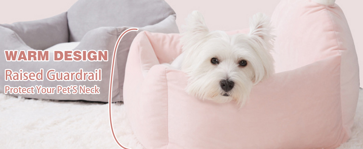 Килимок для котів та собак PETCUTE XL Рожевий: м'який, теплий, для котів та маленьких собак, з дизайном кролика, можна прати