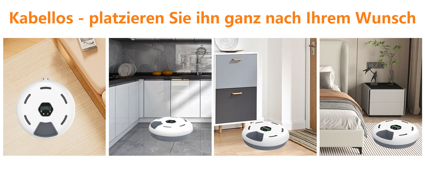 Автомат для годування котів Lafisun, 6 порцій, з охолодженням, програмований таймер, для вологого корму