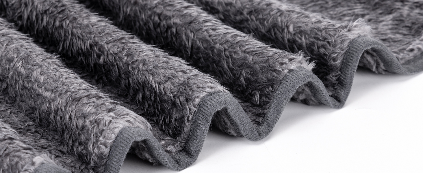 М'який флісовий килимок для собак та котів Nobleza, 160 x 120 см, сірий (XL)