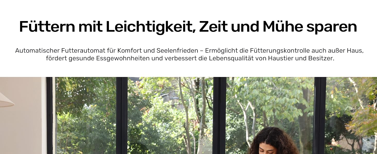 Автоматичний годівниця для котів та собак FUKUMARU з камерою 1080P, WiFi, сенсором рівня корму та нічним баченням