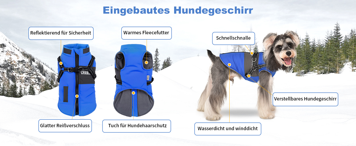 Теплий зимовий одяг для собак: куртка, жилет, плащ для маленьких та середніх порід, рожевий