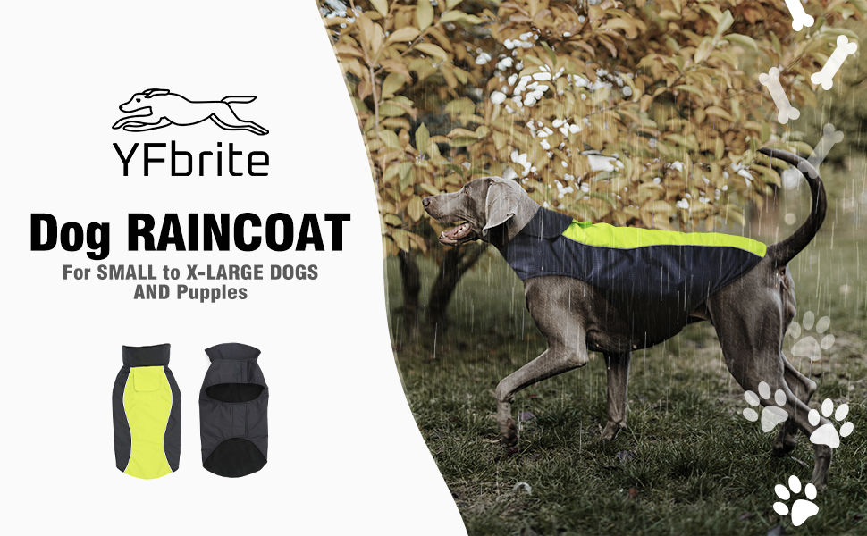 Водонепроникний теплий дощовик для собак - регульований жилет для собак з відбиваючими елементами. Підходить для малих, середніх та великих собак (зелений, X-Large)