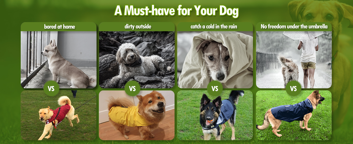 Дощовик для собак Zellar Hunderegenmantel з капюшоном, отвором для коміра та світловідбиваючими смугами, ультралегкий, дихаючий, 100% водонепроникний, синій, 6XL