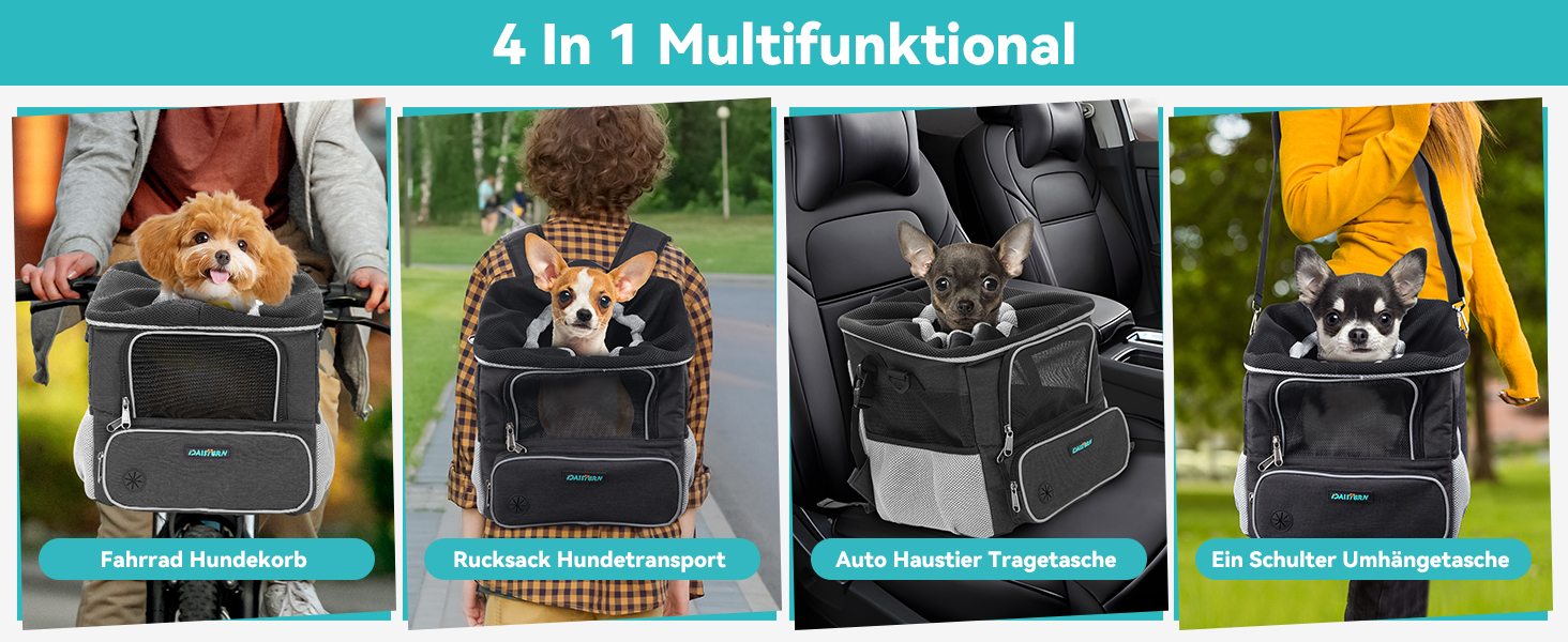 Корзина для собак на велосипед до 3 кг з адаптером для керма Φ53 мм, переноска для собак, рюкзак, автокрісло з сітчастими вікнами, водонепроникне сидіння, підходить для цуценят