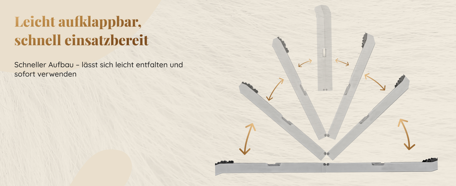Рампа для собак у машину, складана – 174 см, 38 см – протиковзка гумова поверхня, для великих собак – стійка сходинка для авто та SUV – вантажопідйомність 136 кг – чорна (світло-сіра)