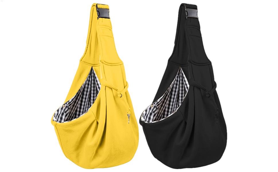 Сумка-переноска для маленьких собак, жовта | Зручна переноска для тварин, для подорожей та прогулянок