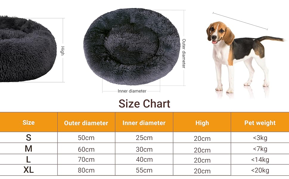 Крісло-гніздо для собак та котів, 80 см, темно-сірий. Зручне, м'яке, знімний та миючий чохол, антистрес, XL