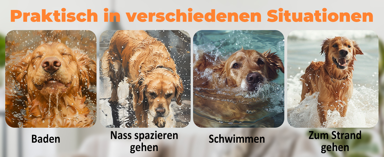 Рушник для собак та котів з мікрофібри, сірий, середній/великий розмір, швидко сохне, супер вбираючий