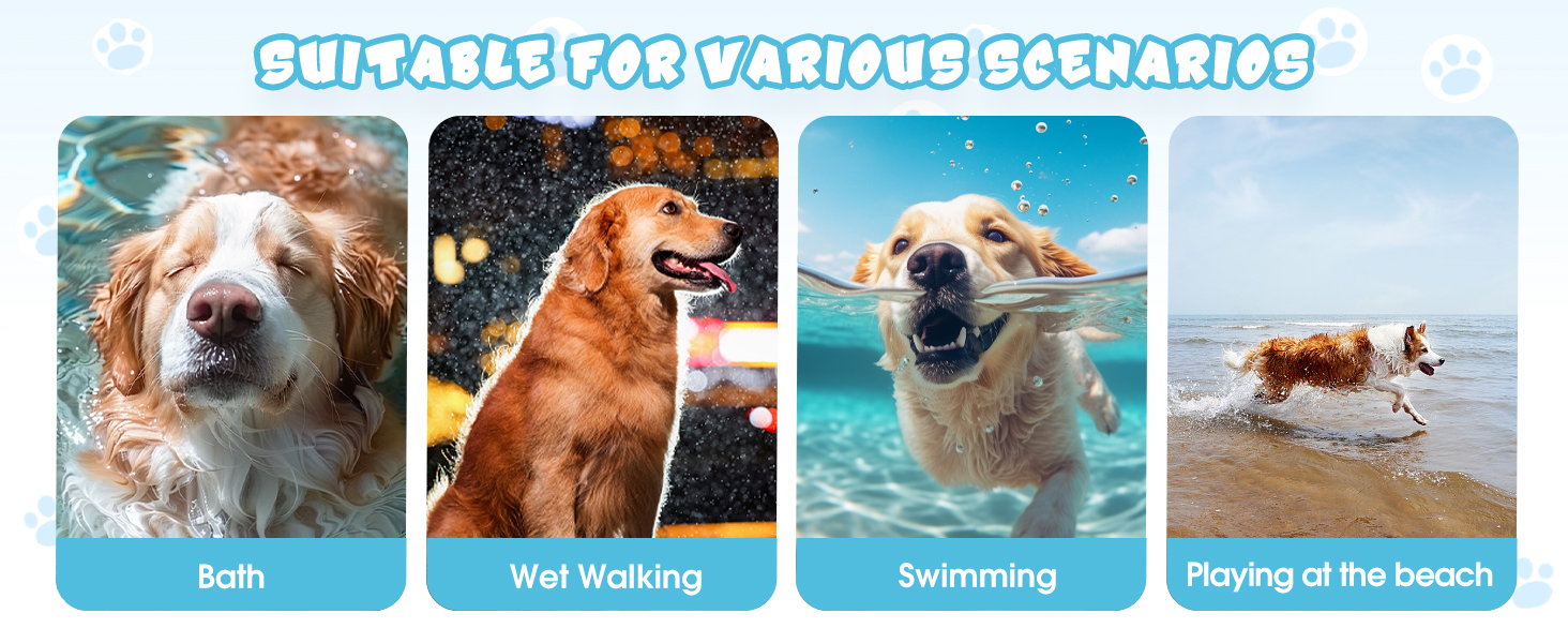 Рушник для собак з мікрофібри, швидковисихаючий, регульований, надзвичайно поглинаючий для середніх та великих собак, легко одягається (Сіро-зелений, Сіро-блакитний, S)