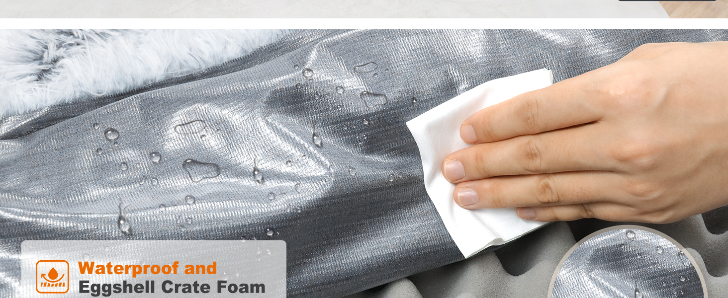 М'яке ліжко для собак, пухнасте килимок, ліжко-матрац для собак, омбре сірий, 75x50x8 см