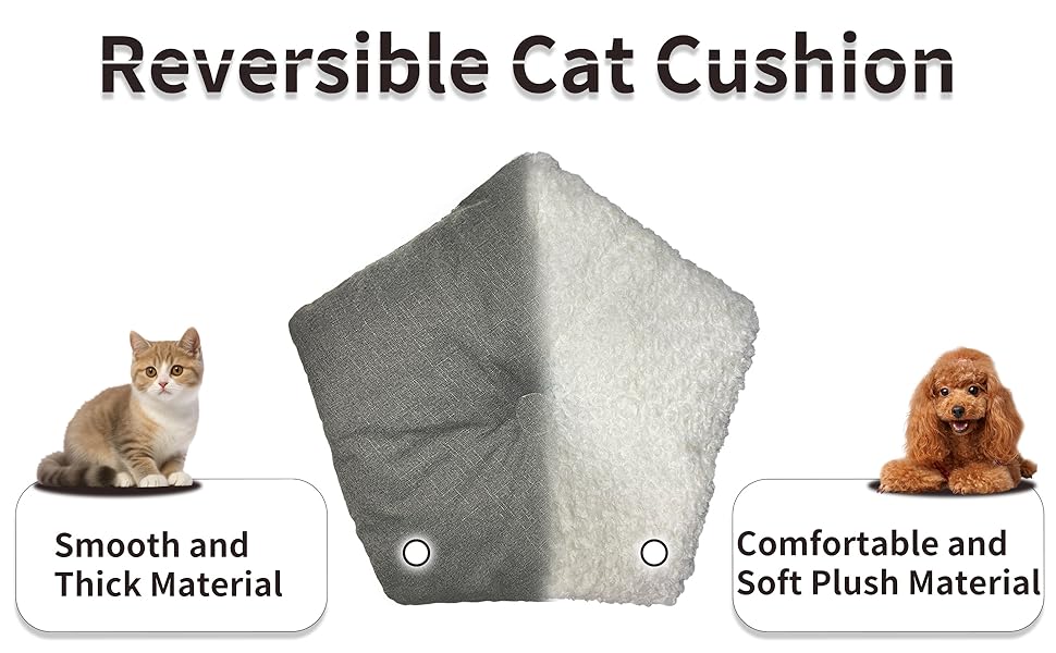 Палатка для тварин Tipi, будиночок для собак та котів з плюшевою подушкою, 60x60x70 см, коричневий