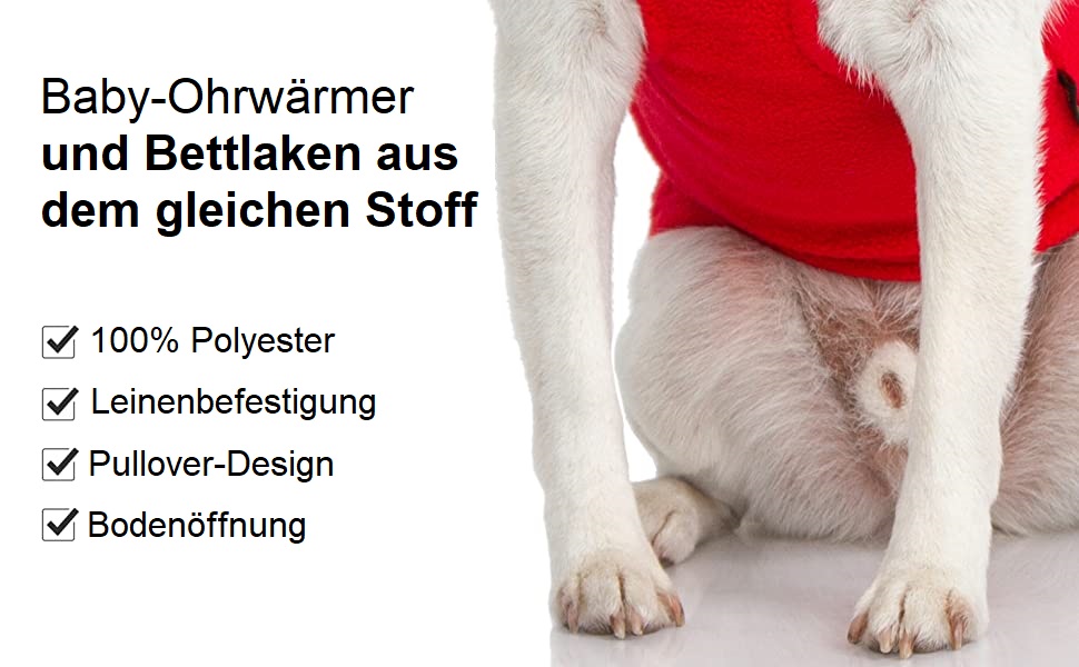 Тепла жилетка Gooby для собак, флісова куртка з кільцем для повідка, червона, XS (4 фунти)