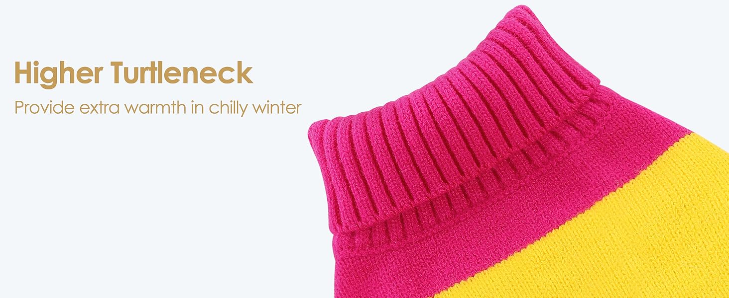 Пуловер для собак AOFITEE, теплий зимовий пуловер для маленьких собак, рожевий, розмір S