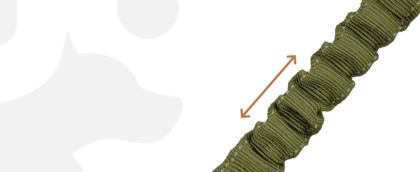 Авторемень для собак Wuglo 30-95 см - для автокрісла безпеки, з гачком та пряжкою, регульований, універсальний (Хакі)