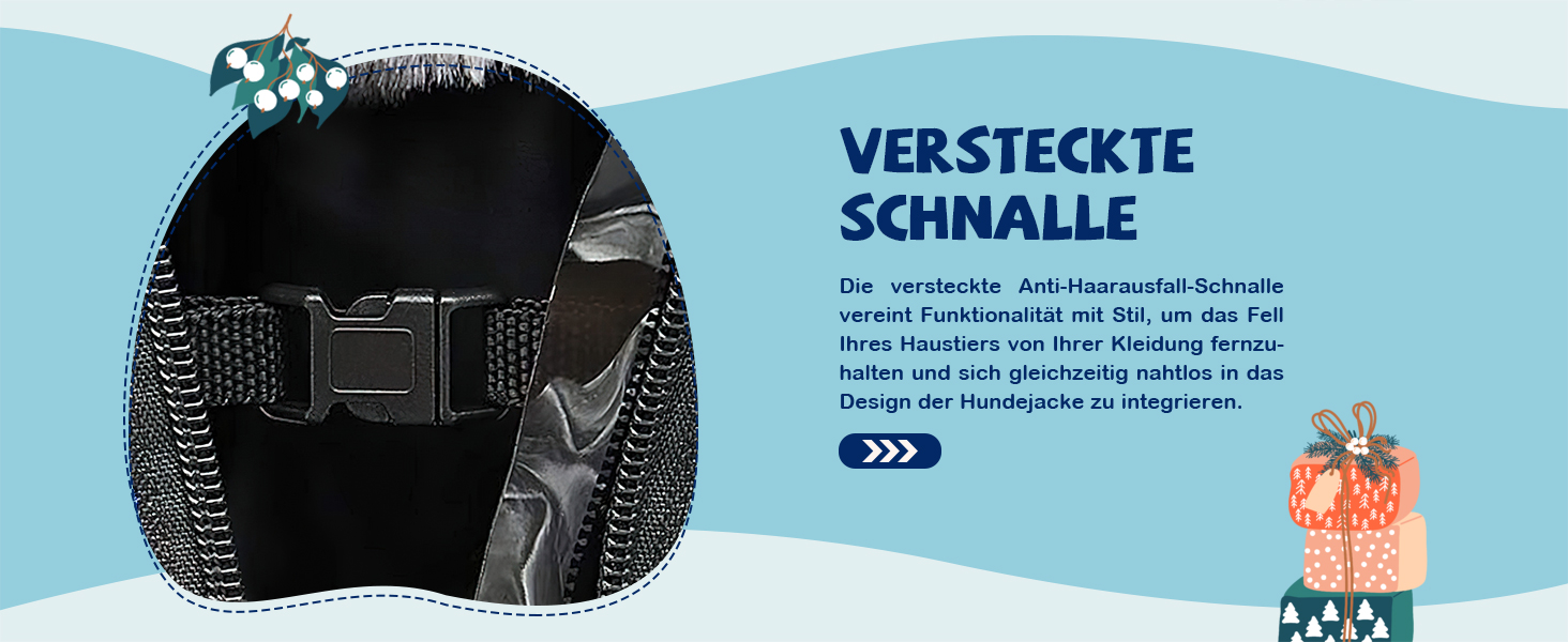 Водонепроникний теплий зимовий одяг для собак ALLSOPETS - куртка з відбиваючими смугами, стильна жилетка для холодної погоди (Blendblau, 3XL)