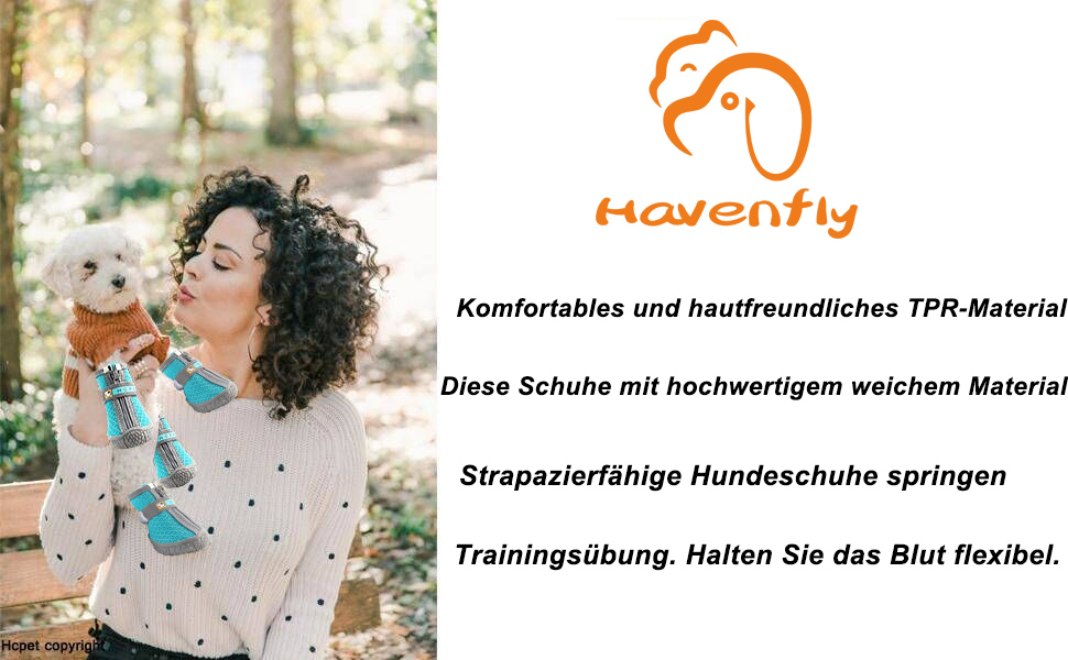 Водонепроникні чоботи для собак (4 шт.) з регульованими ремінцями та світловідбиваючими елементами, для собак малих та середніх порід