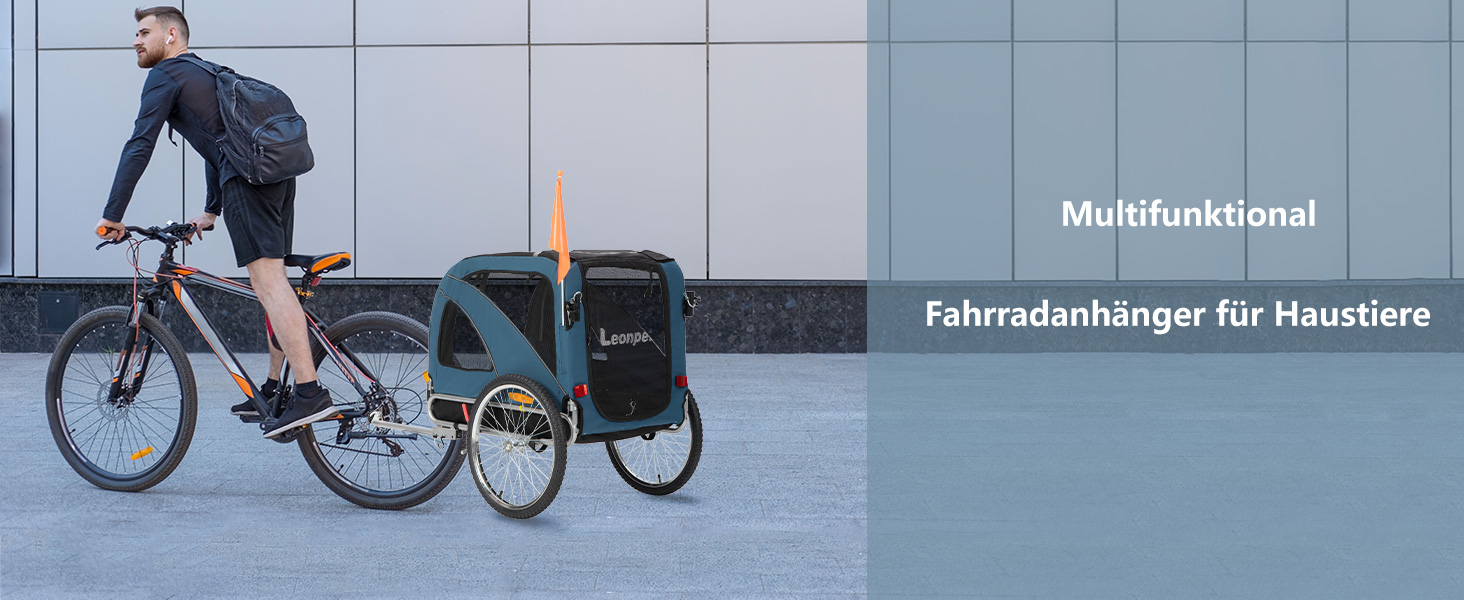 Трансформер для собак XL: велосипедний/біговий, 600D Oxford, до 40 кг, жовтий