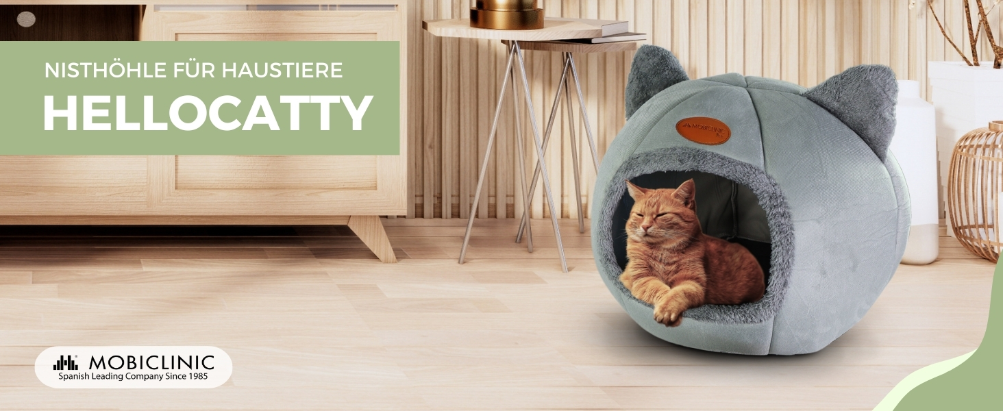 Кішкам - затишок: лежанка-гніздо Mobiclinic® Pets, сучасний дизайн, легко прати, зручне крісло