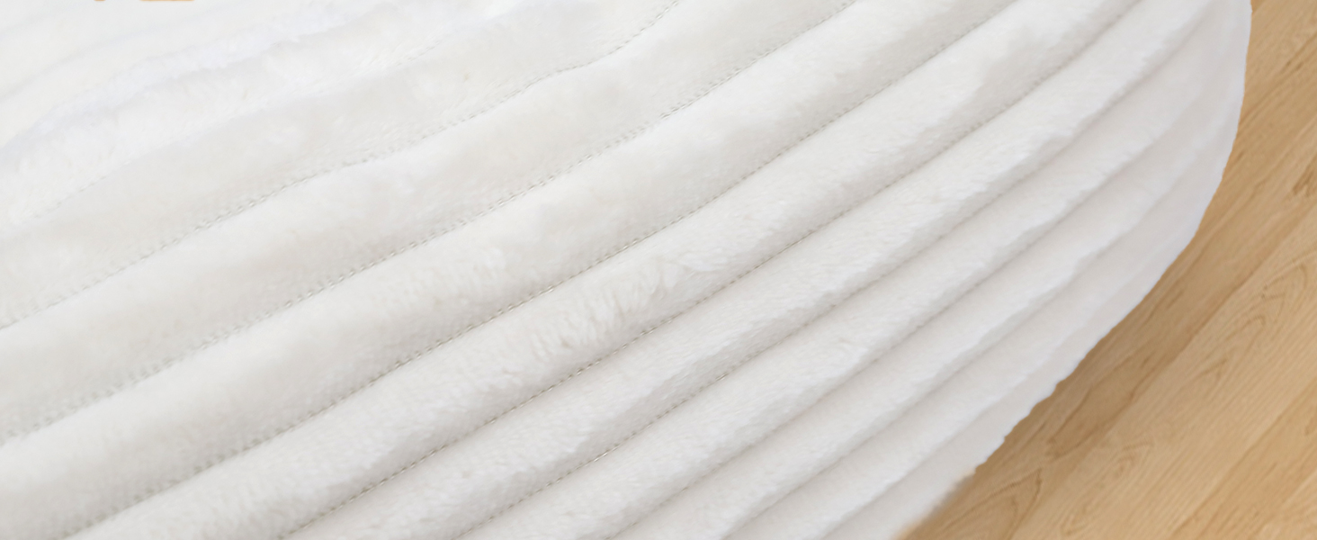 Килимок-ліжко для котів XIAPIA, 55x42x18 см, м'який, теплий, ортопедичний, білий