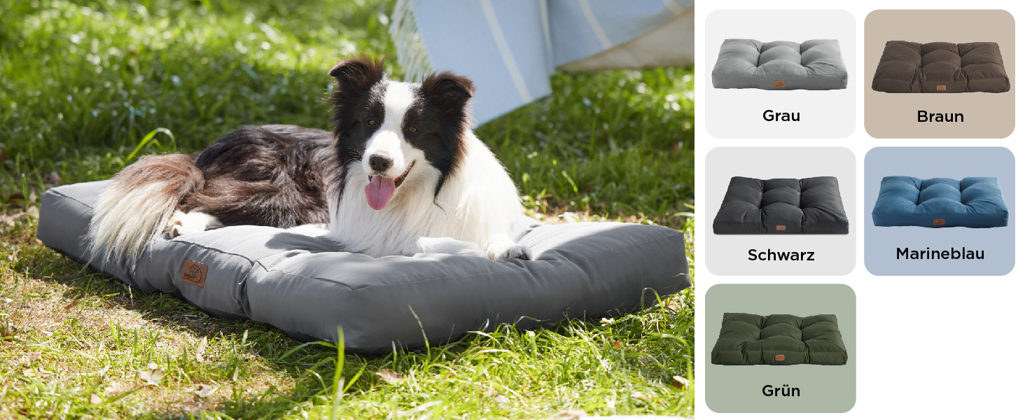 Килимок для собак BEDSURE великих порід, 111x89 см, водонепроникний, коричневий, 10 см заввишки