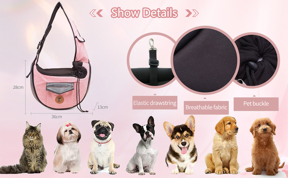 PETCUTE Сумка-переноска для собак та котів - Браун. Ідеальна для подорожей, прогулянок та активного відпочинку.