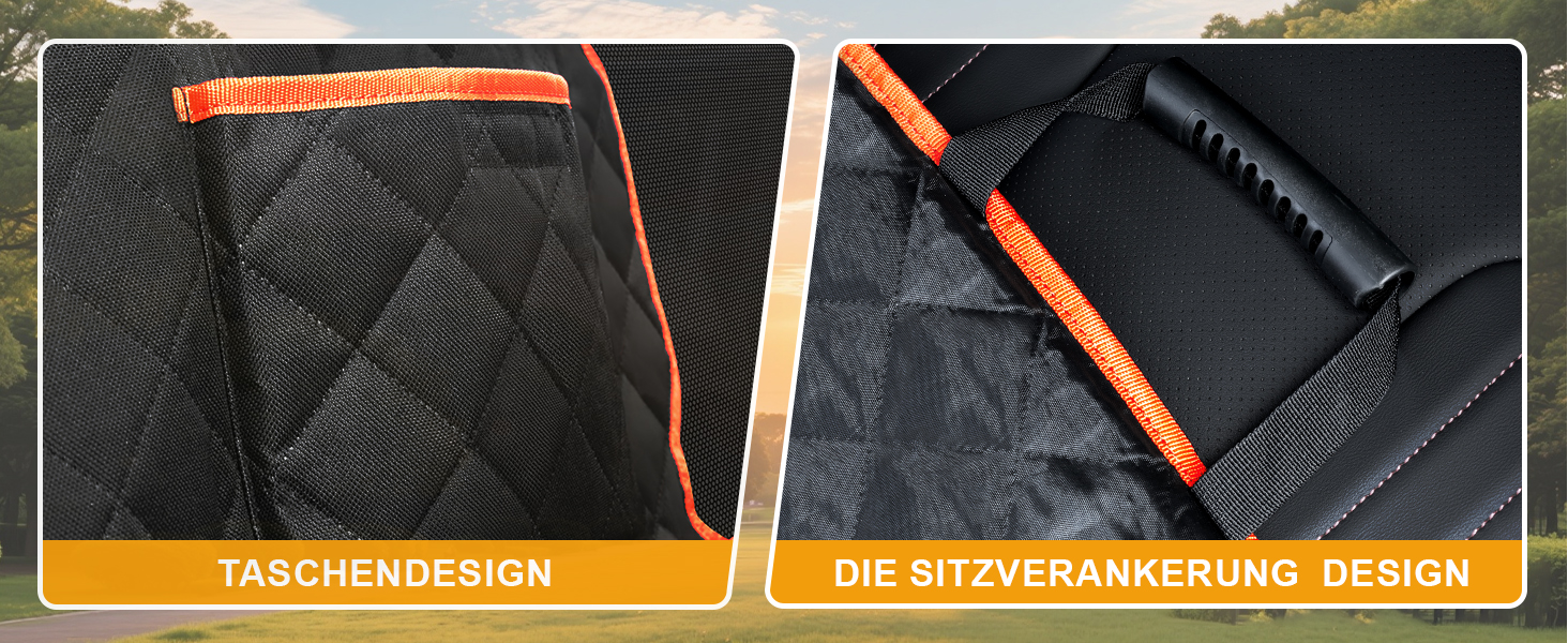 Захист для заднього сидіння авто для собак, 600D, водовідштовхувальний, стійкий до подряпин, з боковими захистами та оглядовим вікном, універсальний, для собак