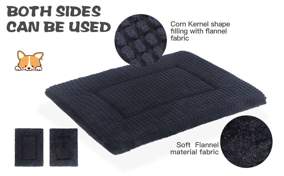 Ортопедичне ліжко для собак BVAGSS, миється, м'яке, тепле, для маленьких, середніх та великих собак, 76x50x4 см, сірий