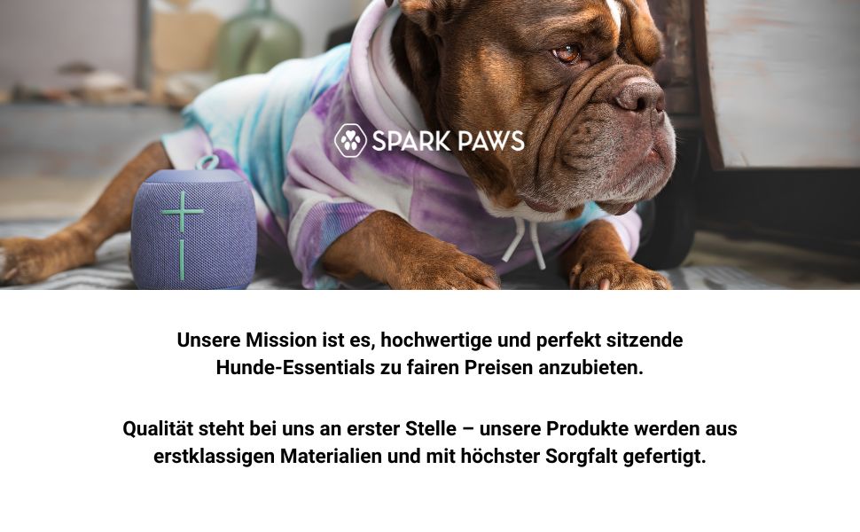 Світшот для собак Spark Paws з капюшоном, розмір XL (11-18 кг), преміум-якість, м'який велюр, заспокійливе флісове підкладка, підходить для всіх порід, 90s Retro Sky Dye