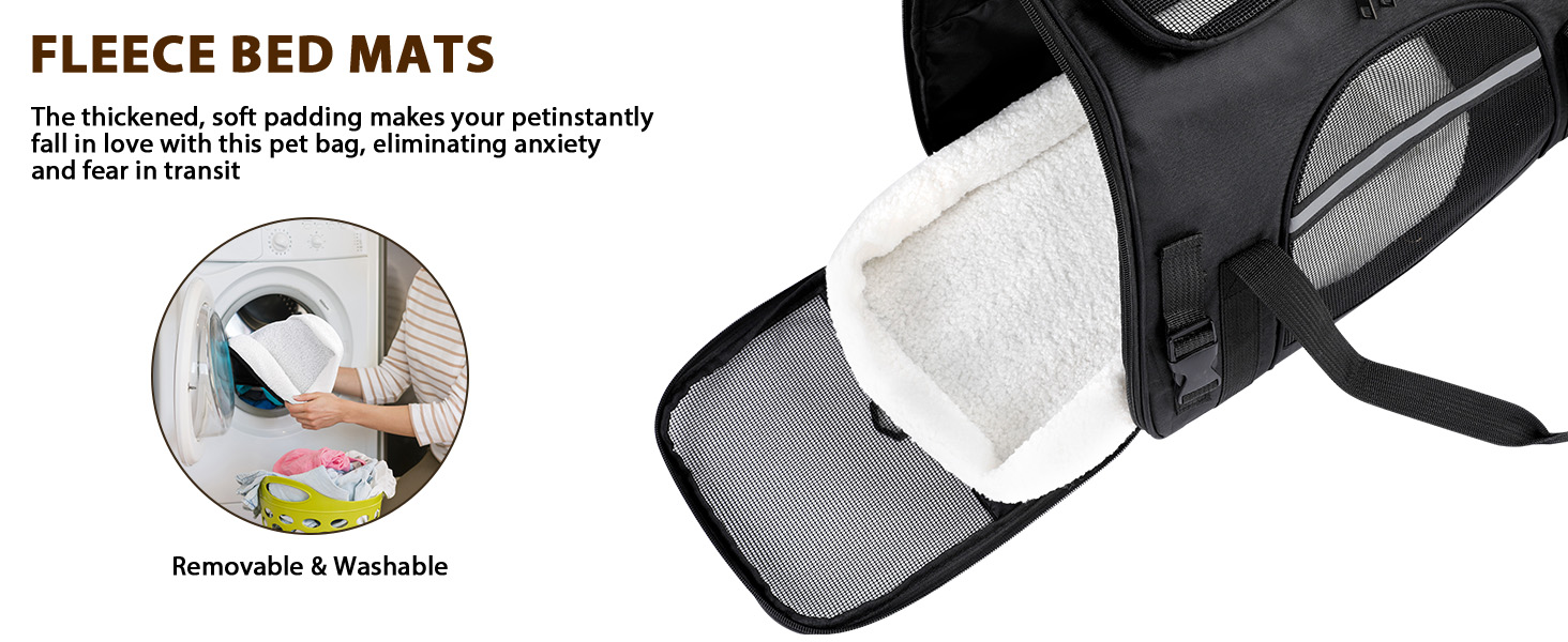 Транспортний бокс для котів Romon: переноска для тварин, переноска для котів, сумка-переноска для котів та цуценят до 6 кг, з регульованим плечовим ременем